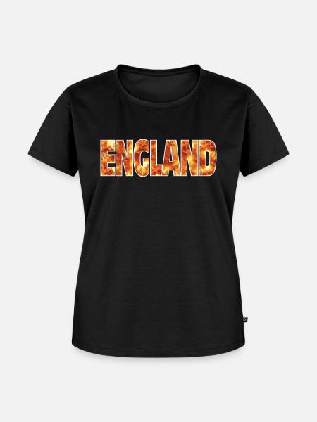 England - Frauen Premium Bio T-Shirt - Schwarz