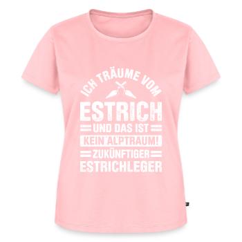 Estrich Legen Für Estrichleger Estrichbauer Handwe - Frauen Premium Bio T-Shirt - Rosa - Vorne - AI Model Female 172 dark (172cm)