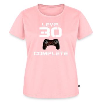 Level 30 Complete - Women's Premium Organic T-shirt - rose - Front - AI Model Female 172 dark (172cm)