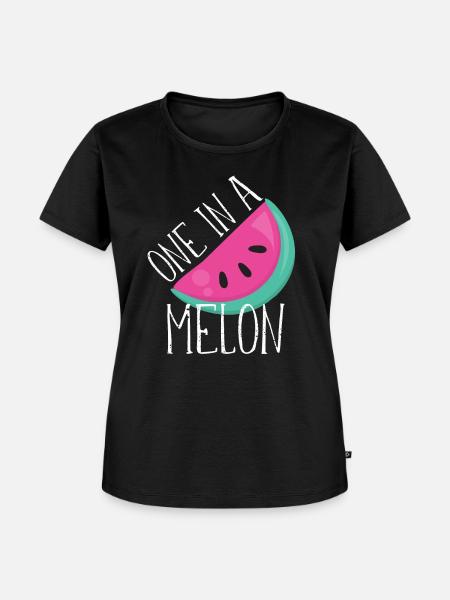 One in a melon - Frauen Premium Bio T-Shirt - Schwarz