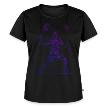 Pickleball Games Racquetball Women Men - Women's Premium Organic T-shirt - black - Front - Selfina (174cm)