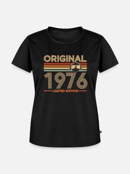 1976 - Frauen Premium Bio T-Shirt - Schwarz