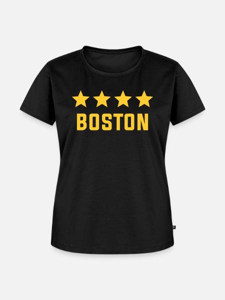 Boston - Frauen Premium Bio T-Shirt - Schwarz