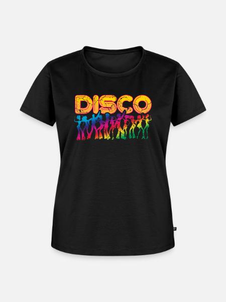 Disco - Frauen Premium Bio T-Shirt - Schwarz