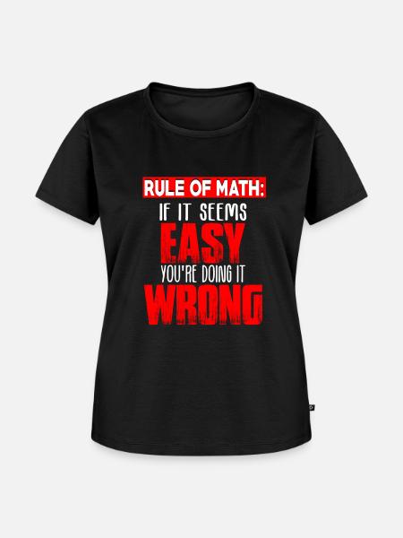 Mathematik Mathematiker - Frauen Premium Bio T-Shirt - Schwarz