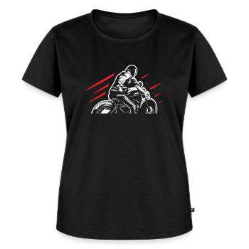 moto - T-shirt Premium bio Femme - noir - Devant - Selfina (174cm)