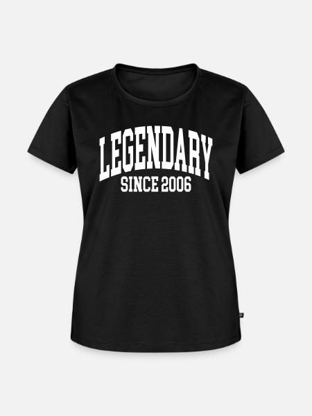 Legendary since 2006 - Frauen Premium Bio T-Shirt - Schwarz