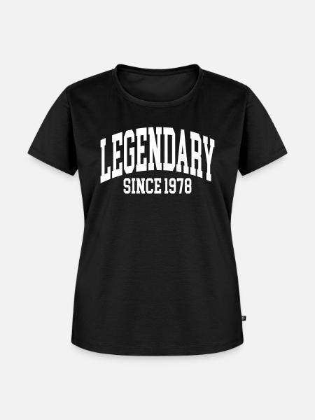 Legendary since 1978 - Frauen Premium Bio T-Shirt - Schwarz