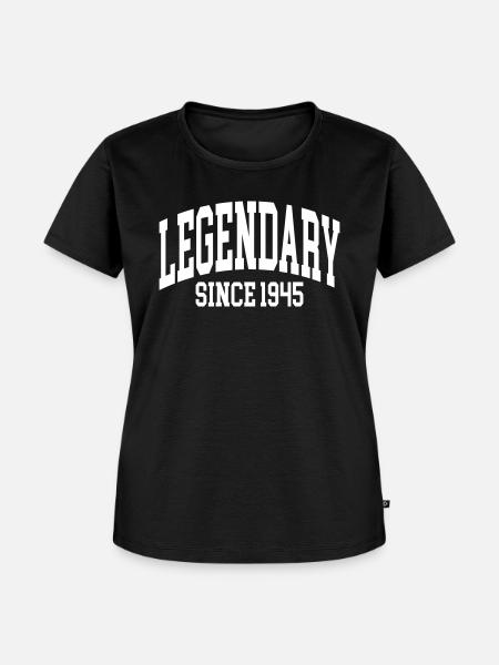 Legendary since 1945 - Frauen Premium Bio T-Shirt - Schwarz
