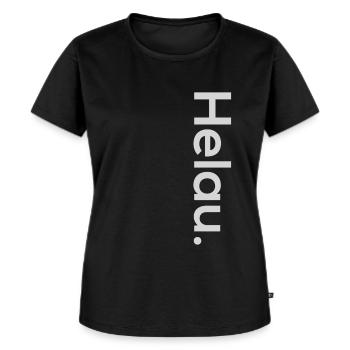 Fasching Helau Konfetti Kostüm Retro Karneval - Frauen Premium Bio T-Shirt - Schwarz - Vorne - Selfina (174cm)
