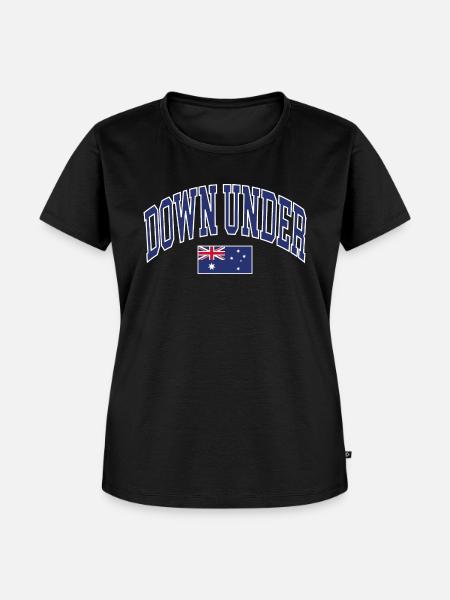 Down Under - Frauen Premium Bio T-Shirt - Schwarz