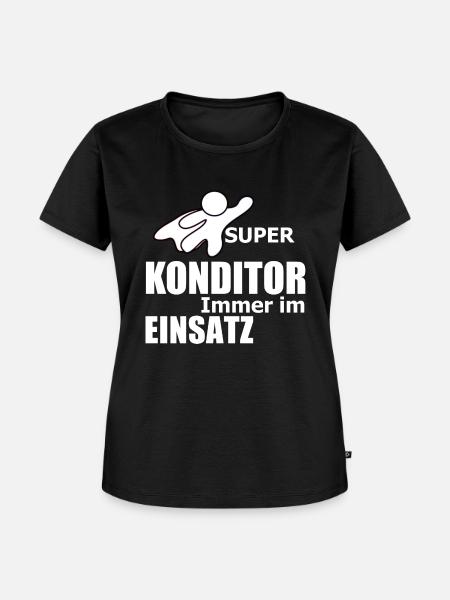 Konditor Beruf Geschenk - Frauen Premium Bio T-Shirt - Schwarz