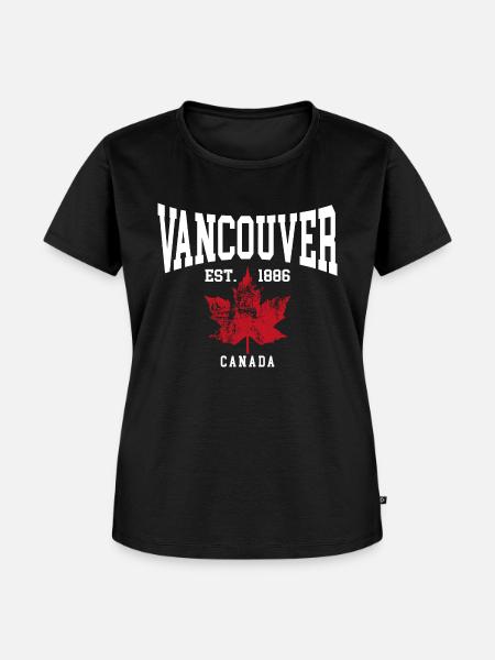 Vancouver - Frauen Premium Bio T-Shirt - Schwarz
