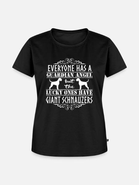 giantschnauangels - Frauen Premium Bio T-Shirt - Schwarz