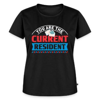 Postbote Briefträger Brief Paketdienst Geschenk - Frauen Premium Bio T-Shirt - Schwarz - Vorne - Selfina (174cm)