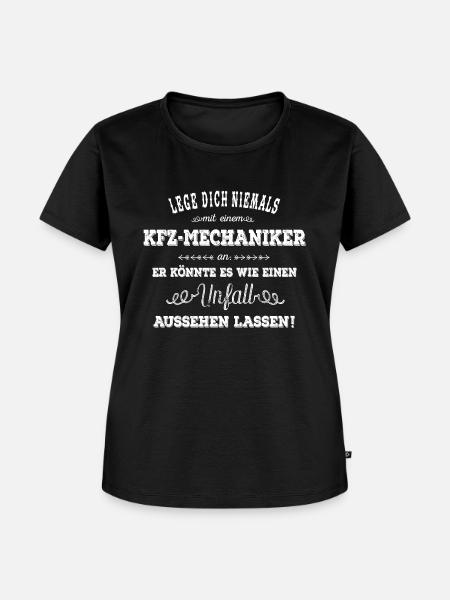 KFZ Mechaniker - white - Frauen Premium Bio T-Shirt - Schwarz