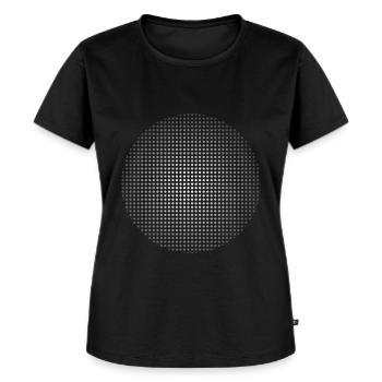 Halftone gift own design - Women's Premium Organic T-shirt - black - Front - Selfina (174cm)