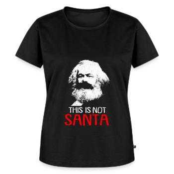 Kommunismus - Frauen Premium Bio T-Shirt - Schwarz - Vorne - Selfina (174cm)