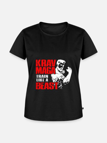 Krav Maga - Frauen Premium Bio T-Shirt - Schwarz