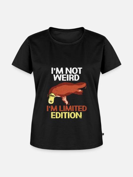 Schnabeltier - Frauen Premium Bio T-Shirt - Schwarz