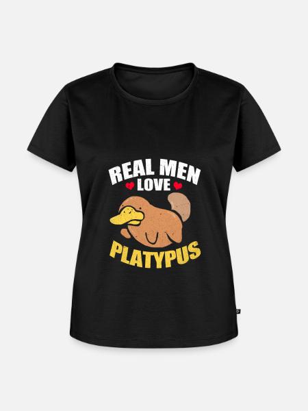 Schnabeltier - Frauen Premium Bio T-Shirt - Schwarz