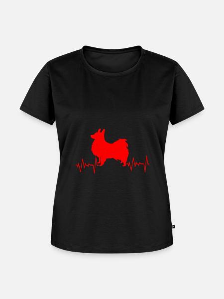 Papillon - Frauen Premium Bio T-Shirt - Schwarz