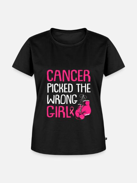 Brustkrebs - Frauen Premium Bio T-Shirt - Schwarz