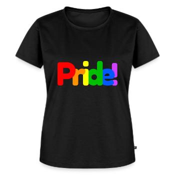 Pride LGBT Gay Pride - Frauen Premium Bio T-Shirt - Schwarz - Vorne - Selfina (174cm)