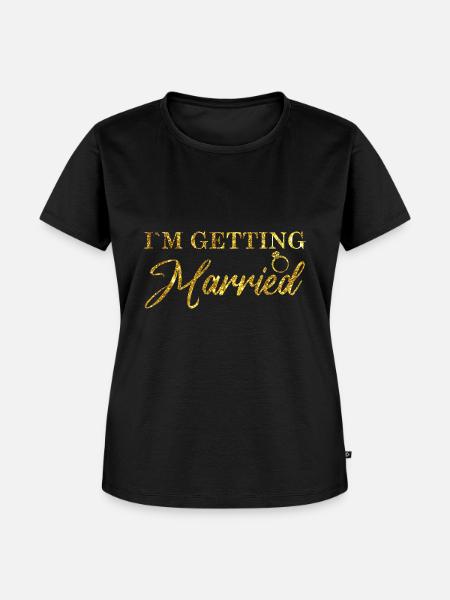 Braut JGA - Im getting married - Frauen Premium Bio T-Shirt - Schwarz