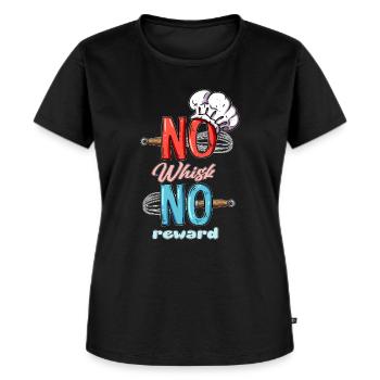 Bäckerei backen Hobbybäcker Beruf Freizeitbäcker - Frauen Premium Bio T-Shirt - Schwarz - Vorne - Selfina (174cm)