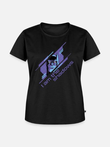 Batman I Am The Shadows - Frauen Premium Bio T-Shirt - Schwarz