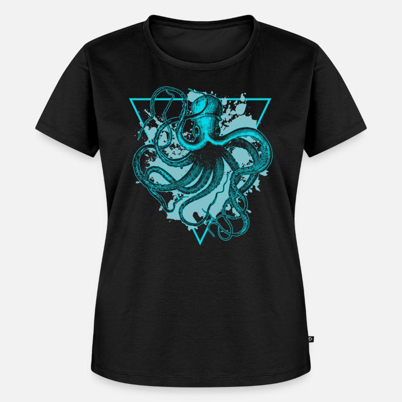 Octopus Squid Octopus Octopus - Women's Premium Organic T-shirt - black