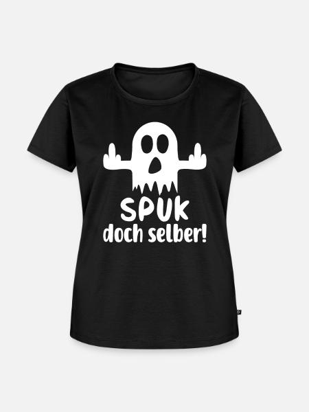 Spuk doch selber - Frauen Premium Bio T-Shirt - Schwarz