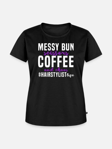 Schere - Frauen Premium Bio T-Shirt - Schwarz