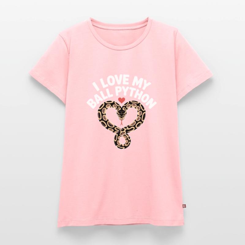 J’adore mon python royal ! Roi python T-shirt Premium bio Femme