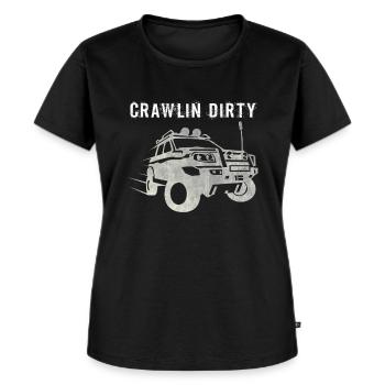 Offroad - Frauen Premium Bio T-Shirt - Schwarz - Vorne - Selfina (174cm)