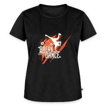 break dancing - Women's Premium Organic T-shirt - black - Front - Selfina (174cm)