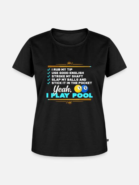 Pool billiard - Frauen Premium Bio T-Shirt - Schwarz