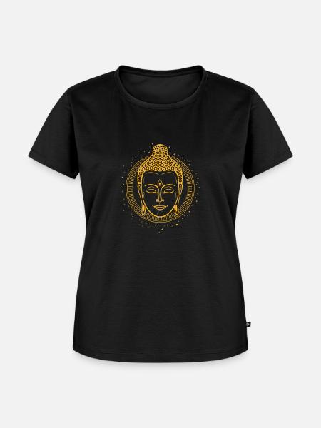 Buddha - Frauen Premium Bio T-Shirt - Schwarz