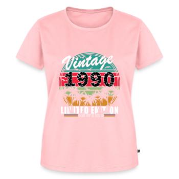 1990 - Year 1990 - Year 1990 - Women's Premium Organic T-shirt - rose - Front - AI Model Female 172 dark (172cm)