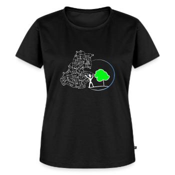 Umweltschutz Naturschutz - Frauen Premium Bio T-Shirt - Schwarz - Vorne - Selfina (174cm)