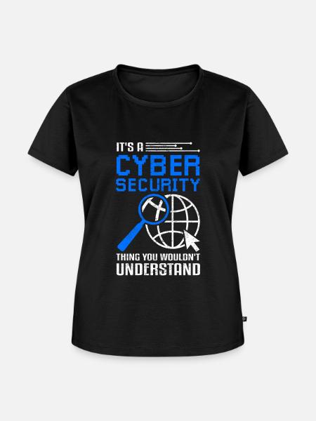 Cyber Security Internet Sicherheit - Frauen Premium Bio T-Shirt - Schwarz