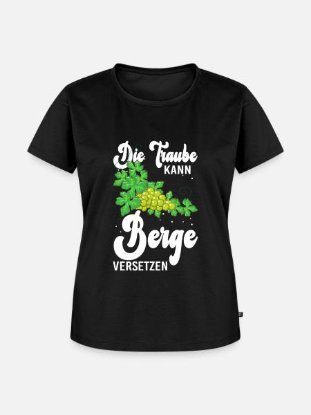 Winzer Trauben Weinberg Weinbau - Frauen Premium Bio T-Shirt - Schwarz