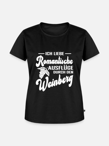 Weinberg Winzer Weinlese Weinbauer - Frauen Premium Bio T-Shirt - Schwarz