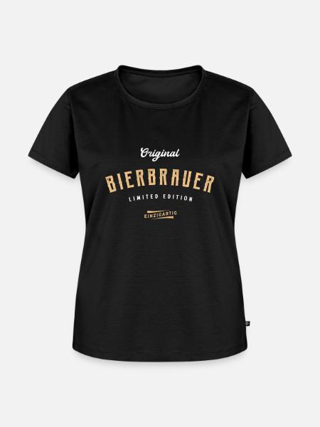 Bierbrauer Limited Edition - Frauen Premium Bio T-Shirt - Schwarz