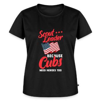 Scout Guide Scouting Scout - T-shirt Premium bio Femme - noir - Devant - Selfina (174cm)