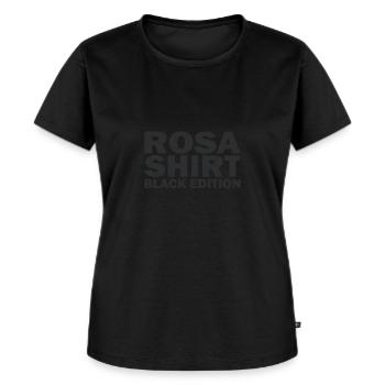 Entdecke Die Tiefe Von Schwarz In Jeder Gestaltung - Frauen Premium Bio T-Shirt - Schwarz - Vorne - Selfina (174cm)