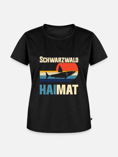 Schwarzwälder Schwarzwaldbub Schwarzwald - Frauen Premium Bio T-Shirt - Schwarz