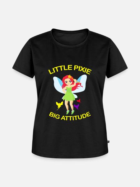 Fee - Frauen Premium Bio T-Shirt - Schwarz