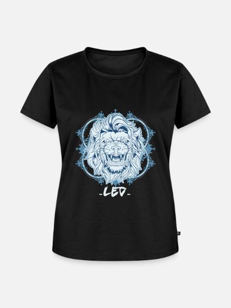 Sternzeichen Löwe Symbol - Frauen Premium Bio T-Shirt - Schwarz